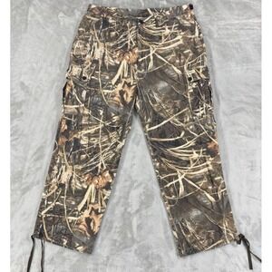 Gander Mountain Camo Pants Mens XL 40x30 Hunting Cargo Advantage Max-4 HD Hiking